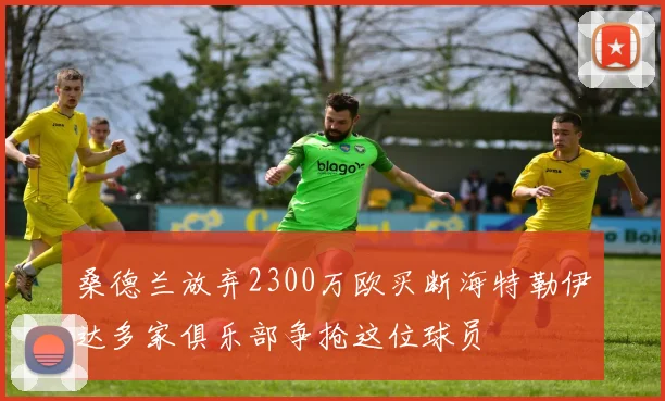 桑德兰放弃2300万欧买断海特勒伊达多家俱乐部争抢这位球员